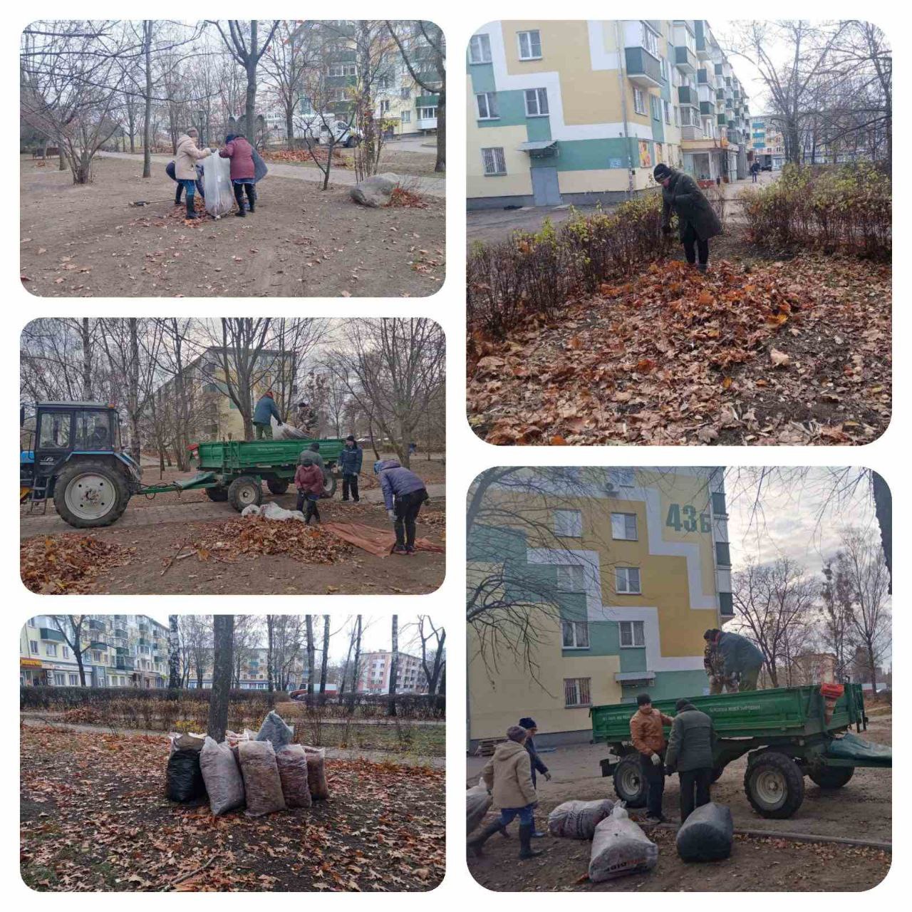 Чистый четверг ОАО»Гомельжелезобетон» 21.11.2024 проходит  в сквере им. Янки Купалы